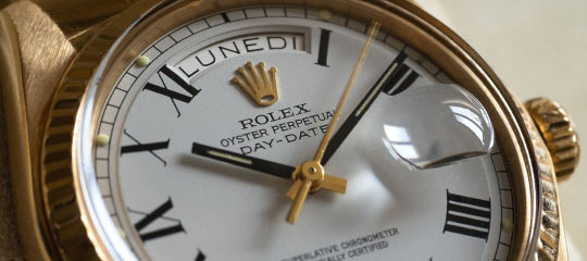 montre rolex en or